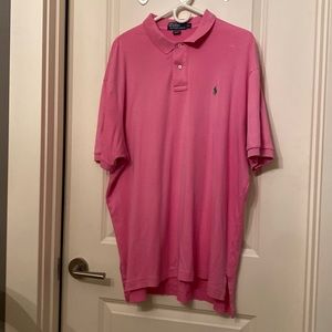 Men’s XL pink polo by Ralph Lauren